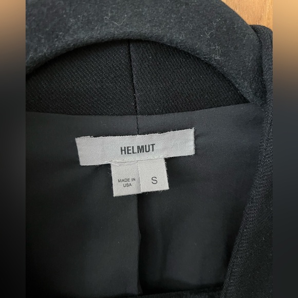 Helmut Lang fully lined single button black blazer S - Picture 6 of 12